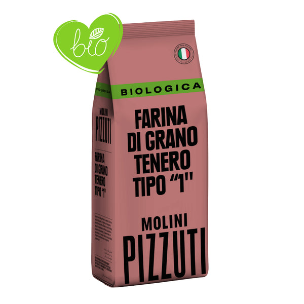 BIO pšenična moka Pizzuti tipa “1” - Mleta na kamnu - 500 g