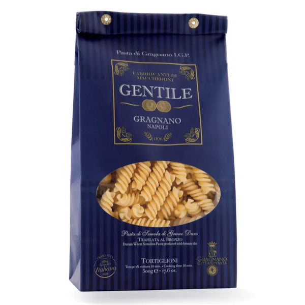 Testenine Gentile, Pasta di Gragnano IGP - Fusili (Tortiglioni), 500g