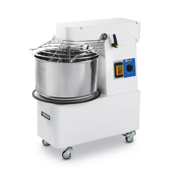 HENDI Spiralni mešalnik z dvižno glavo in odstranljivo posodo, 88 kg/h, 32 L, 400V/1100W