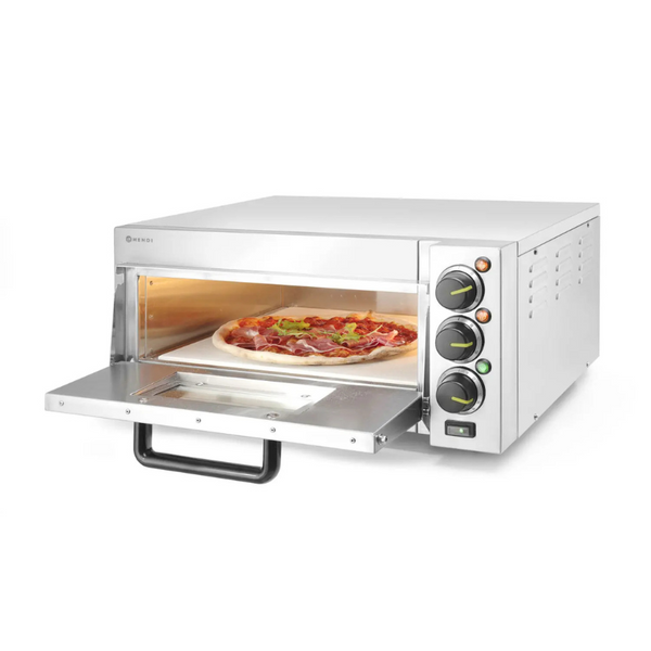 Kompaktna pizza pečica HENDI, 2000 W, 230 V, za pice do Ø39 cm