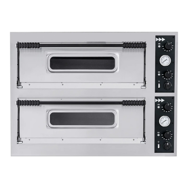Profesionalna pizza pečica HENDI BASIC XXL 66, 2 komori, 400 V, 18.000 W
