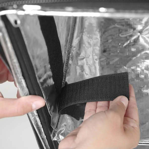 Izoliran nahrbtnik za dostavo pizze in hrane, HENDI, 75 L, črn