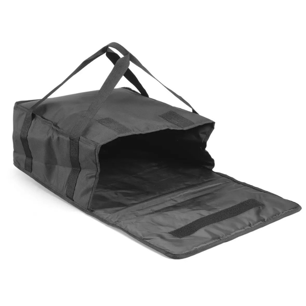 Torba za dostavo pic, črna, 470×470×(V)210 mm