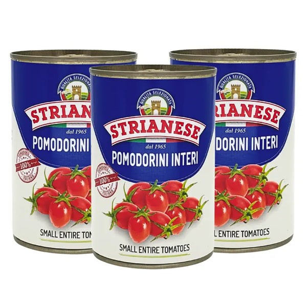 Celi češnjevi paradižniki Strianese – 3 x 400 g