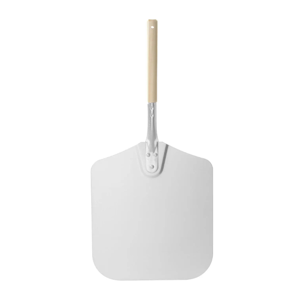 Pica lopar s kratkim lesenim ročajem, 305×660 mm