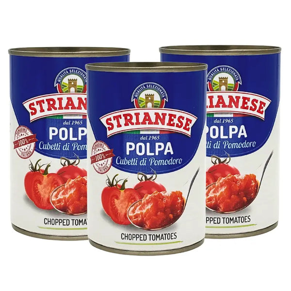 Paradižnikova mezga s koščki, Strianese – 3 x 400 g