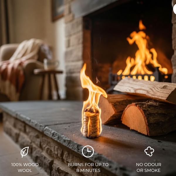 Prirodni drveni podpaljivači Horeca Candles – 500 kom