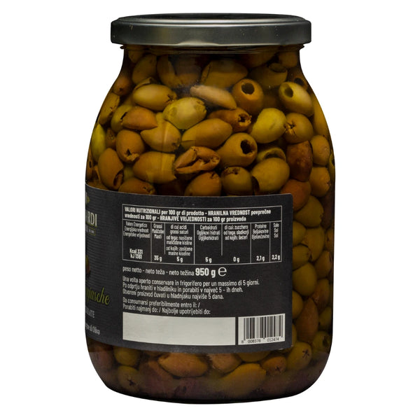 Olive Taggiasche brez koščic v ekstra deviškem oljčnem olju – 950 g