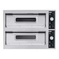 Profesionalna pizza pečica HENDI BASIC XXL 66, 2 komori, 400 V, 18.000 W